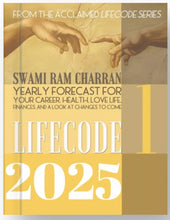 Load image into Gallery viewer, 2025 LifeCode # 1 BRAHMA Yearly Forecast Guidebook Swami Ram Charran Life Code (Printed)