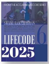Load image into Gallery viewer, 2025 LifeCode # 6 HANUMAN Yearly Forecast Guidebook Swami Ram Charran LIFE CODE (Printed)