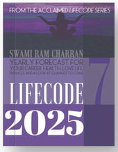 Load image into Gallery viewer, 2025 LifeCode # 7 SHIVA Yearly Forecast Guidebook Swami Ram Charran LIFE CODE (Printed)