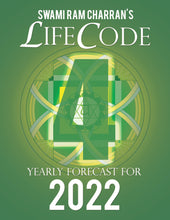 Load image into Gallery viewer, 2022 LifeCode # 4 Ebook RUDRA Yearly Forecast Guidebook Swami Ram Charran LIFE CODE
