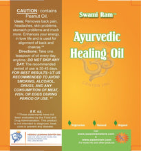 Load image into Gallery viewer, Ayurvedic Healing Oil 4oz -Removes Pains & Aligns Chakra Energy Points Naturally