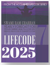 Load image into Gallery viewer, 2025 LifeCode # 7 SHIVA Yearly Forecast Guidebook Swami Ram Charran LIFE CODE (Printed)
