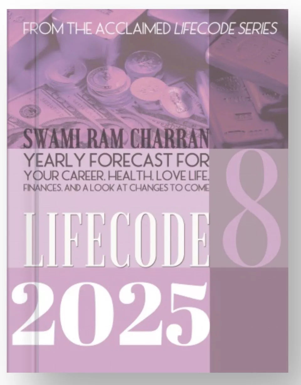 2025 LifeCode # 8 LAXMI Yearly Forecast Guidebook Swami Ram Charran LIFE CODE (Printed)