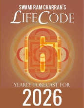 Load image into Gallery viewer, 2026 LifeCode # 6 HANUMAN Yearly Forecast Guidebook Swami Ram Charran LIFE CODE (Printed)
