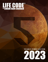 Load image into Gallery viewer, 2023 LifeCode # 5 NARAYAN Yearly Forecast Guidebook Swami Ram Charran LIFE CODE (Printed)
